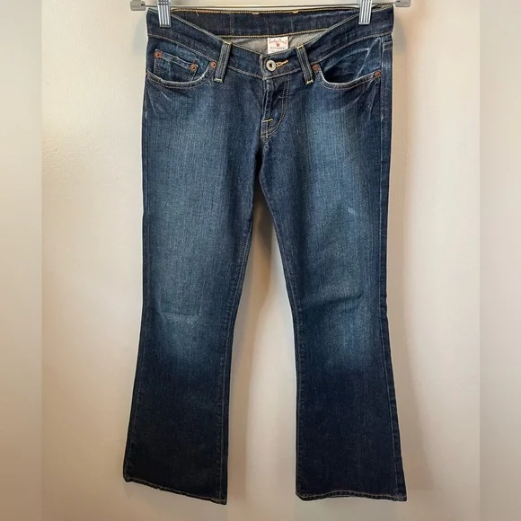 Lucky Brand Dungarees by Gene Montesano Women’s Size 0/25 Lil Maggie jeans short - Picture 3 of 10